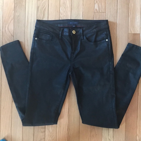 Tommy Hilfiger Denim - NWT Leather-effect Tommy Hilfiger Black Jeans